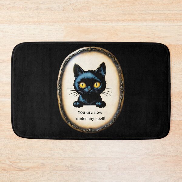 Item preview, You Are Now Under My Spell - Funny Vintage Black Cat Design designed and sold by HecatesDelights.