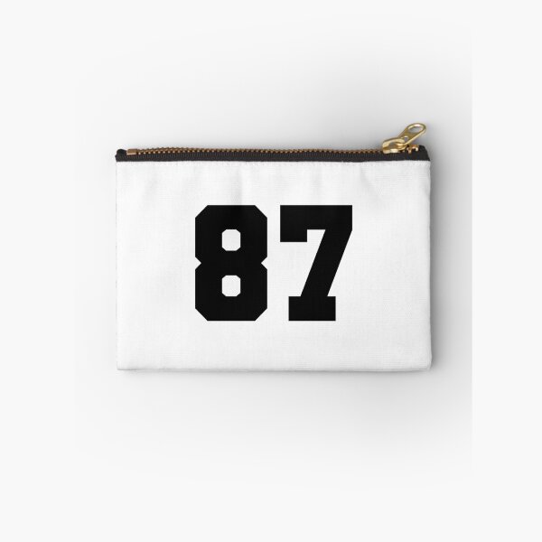 Item preview, 87, eighty seven, black, soccer league designed and sold by Numbers-Art.