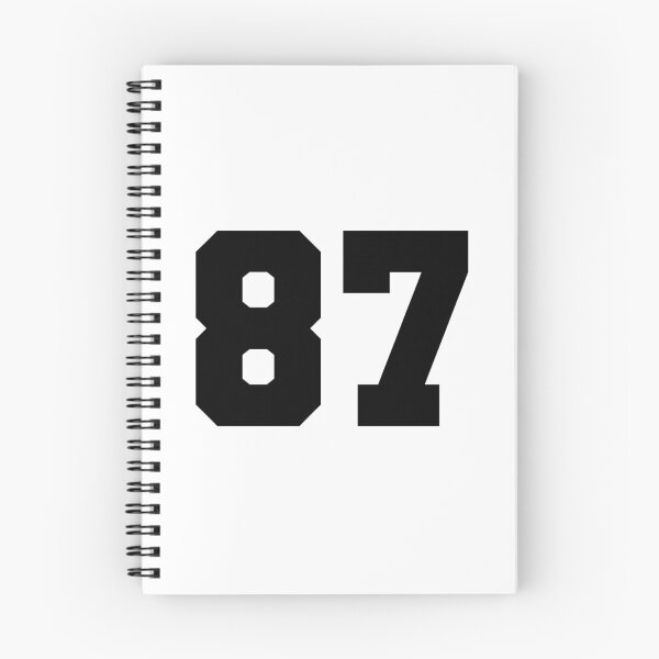 Item preview, 87, eighty seven, black, soccer league designed and sold by Numbers-Art.