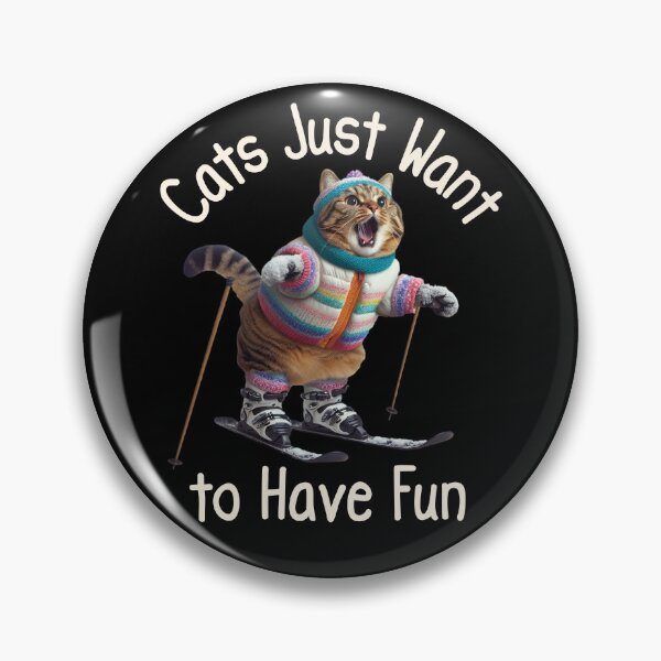 Item preview, Cat Skiing Funny Cat Lover Gift  designed and sold by HosvPrint .s.