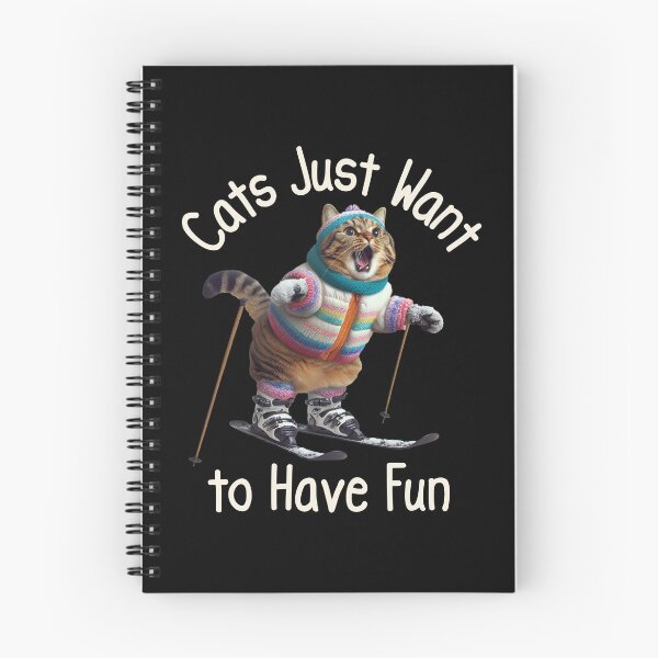 Item preview, Cat Skiing Funny Cat Lover Gift  designed and sold by HosvPrint .s.