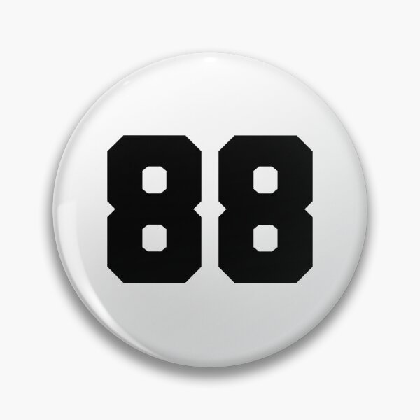 Item preview, 88, eighty eight, black, soccer league designed and sold by Numbers-Art.