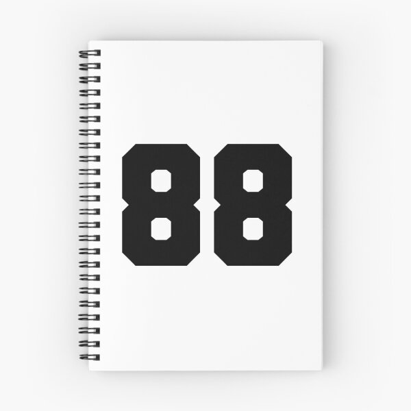 Item preview, 88, eighty eight, black, soccer league designed and sold by Numbers-Art.