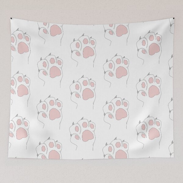 Item preview, kitten paw (white) designed and sold by MelleGleice.