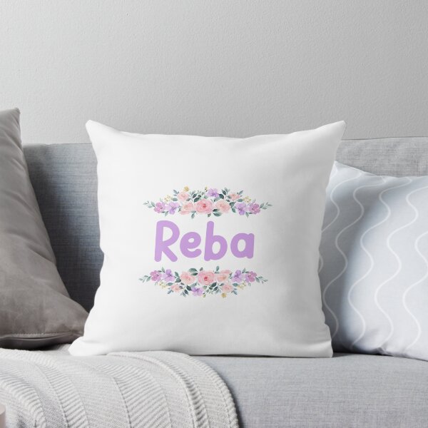 Item preview, Purple Flower Reba Name Label  designed and sold by NormadWorld.