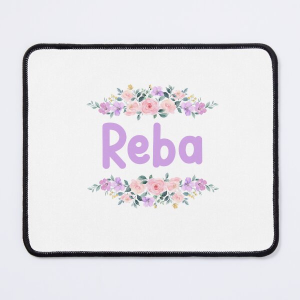 Item preview, Purple Flower Reba Name Label designed and sold by NormadWorld.