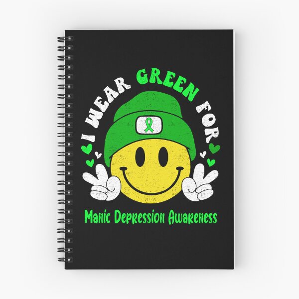 Item preview, I Wear Green For Manic Depression Awareness, Manic Depression Awareness Month designed and sold by KatMercerr.