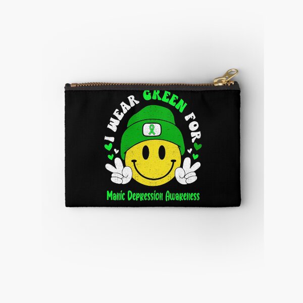 Item preview, I Wear Green For Manic Depression Awareness, Manic Depression Awareness Month designed and sold by KatMercerr.