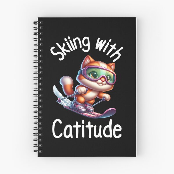 Item preview, Cat Skiing Funny Cat Lover Gift  designed and sold by HosvPrint .s.
