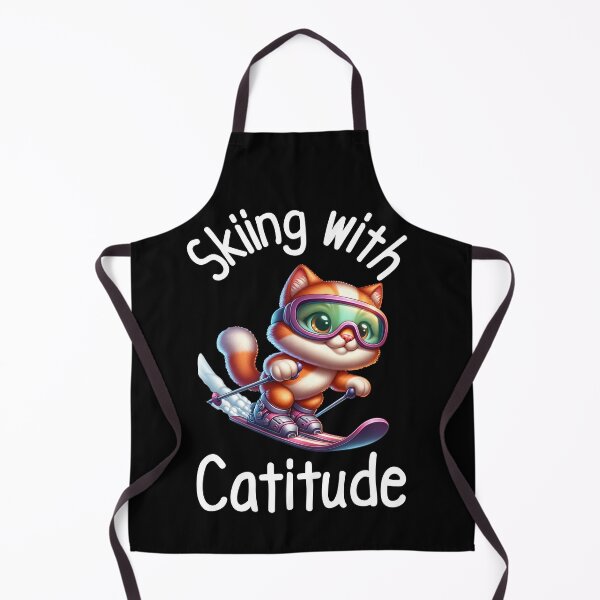 Item preview, Cat Skiing Funny Cat Lover Gift designed and sold by HosvPrint .s.