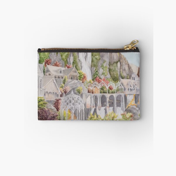 Item preview, Elven City Watercolor designed and sold by Cornflowersart.