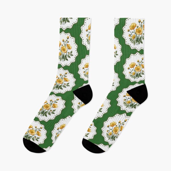 Item preview, Embroidery imitation flowers - the buttercup designed and sold by digital.stickerperso.com.