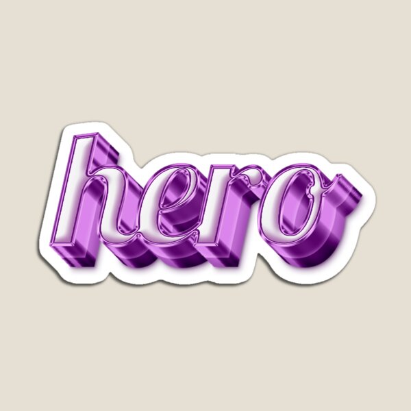 Item preview, ' hero ' Pink Text Effect: Expressive Terms of Affection | Nickname designed and sold by Digital Mindscape.