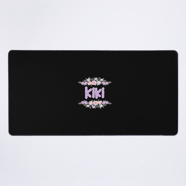 Item preview, Purple Flower Kiki Name Label (Black) designed and sold by NormadWorld.