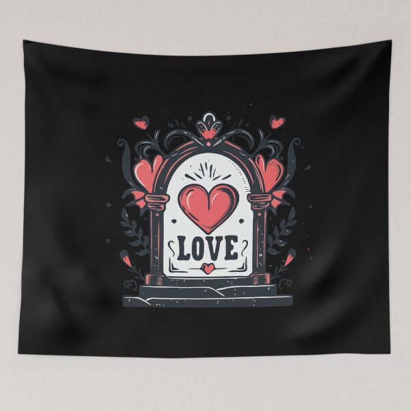 Item preview, Love Portal Tattoo - Love Valentine's Day Lover Couple Cute Funny designed and sold by TheRealmWithin.