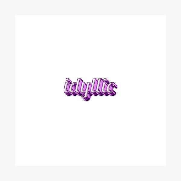 Item preview, ' idyllic ' Pink Text Effect: Expressive Terms of Affection | Nickname designed and sold by Digital Mindscape.