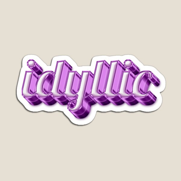 Item preview, ' idyllic ' Pink Text Effect: Expressive Terms of Affection | Nickname designed and sold by Digital Mindscape.