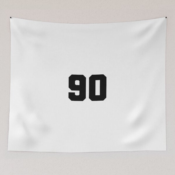 Item preview, 90, ninety, black, soccer league designed and sold by Numbers-Art.