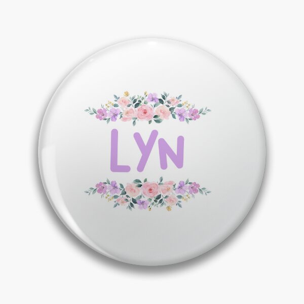 Item preview, Purple Flower Lyn Name Label designed and sold by NormadWorld.