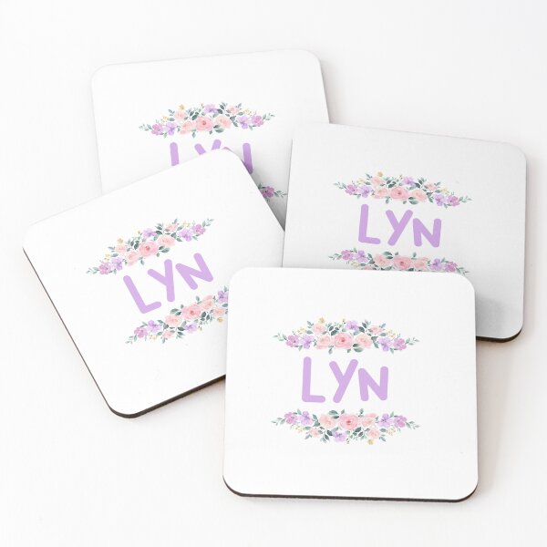 Item preview, Purple Flower Lyn Name Label designed and sold by NormadWorld.