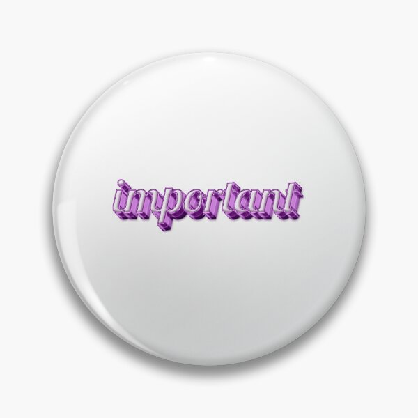 Item preview, ' important ' Pink Text Effect: Expressive Terms of Affection | Nickname designed and sold by Digital Mindscape.