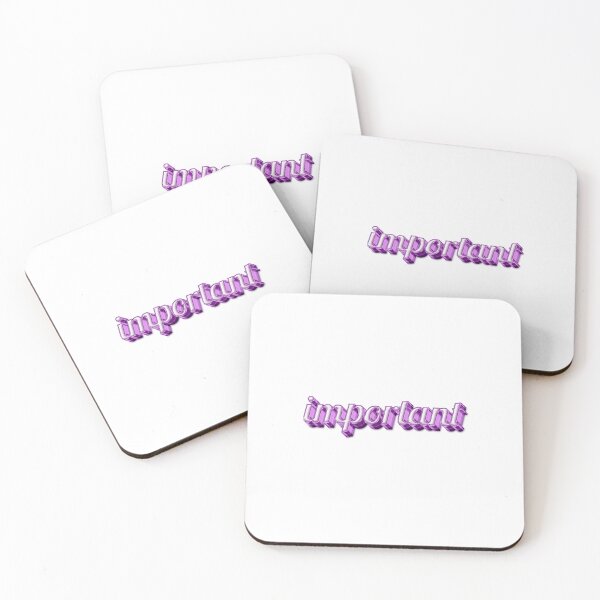 Item preview, ' important ' Pink Text Effect: Expressive Terms of Affection | Nickname designed and sold by Digital Mindscape.