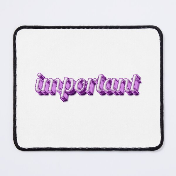 Item preview, ' important ' Pink Text Effect: Expressive Terms of Affection | Nickname designed and sold by Digital Mindscape.