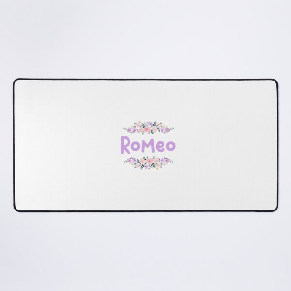 Item preview, Purple Flower Romeo Name Label designed and sold by NormadWorld.