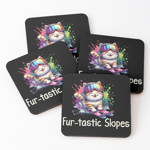 Item preview, Cat Skiing Funny Cat Lover Gift  designed and sold by HosvPrint .s.