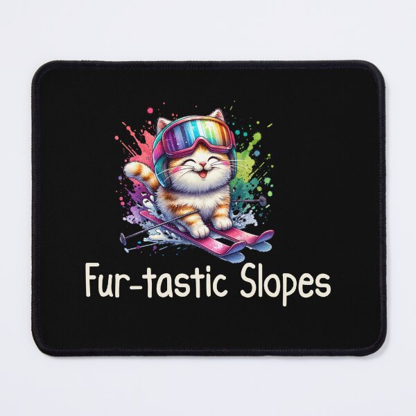 Item preview, Cat Skiing Funny Cat Lover Gift  designed and sold by HosvPrint .s.