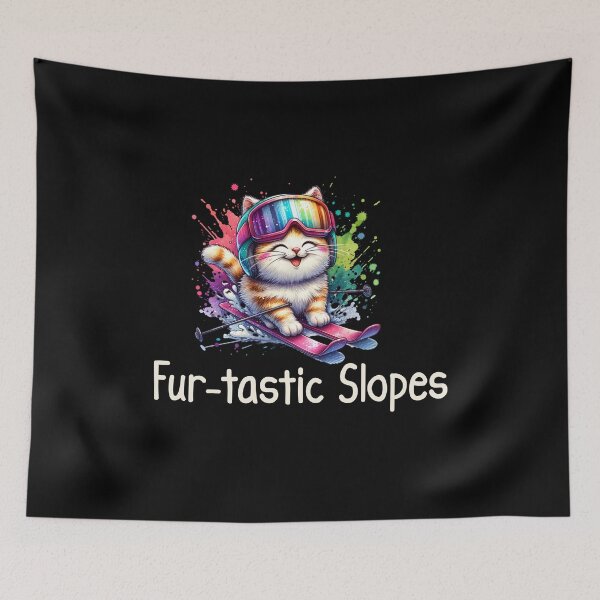 Item preview, Cat Skiing Funny Cat Lover Gift  designed and sold by HosvPrint .s.