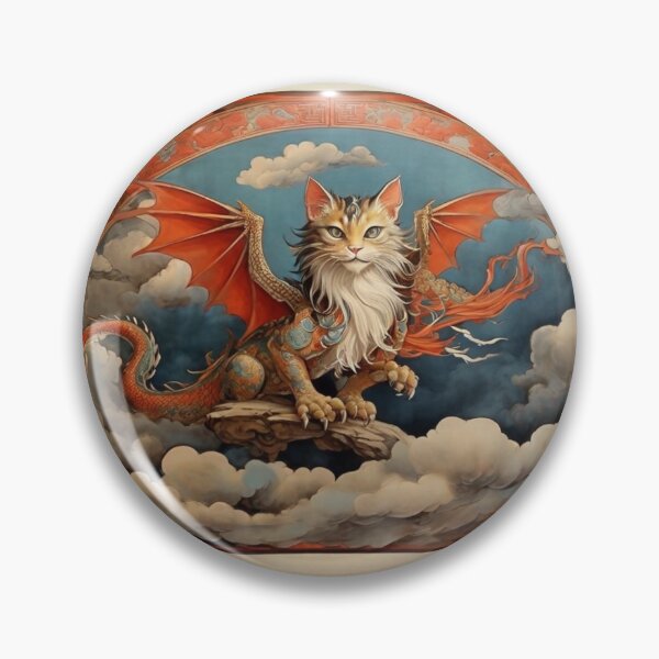Item preview, Dragon kitty designed and sold by Dreamfamiliars.