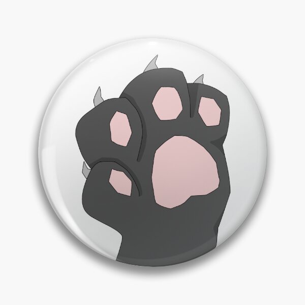 Item preview, kitten paw (black) designed and sold by MelleGleice.