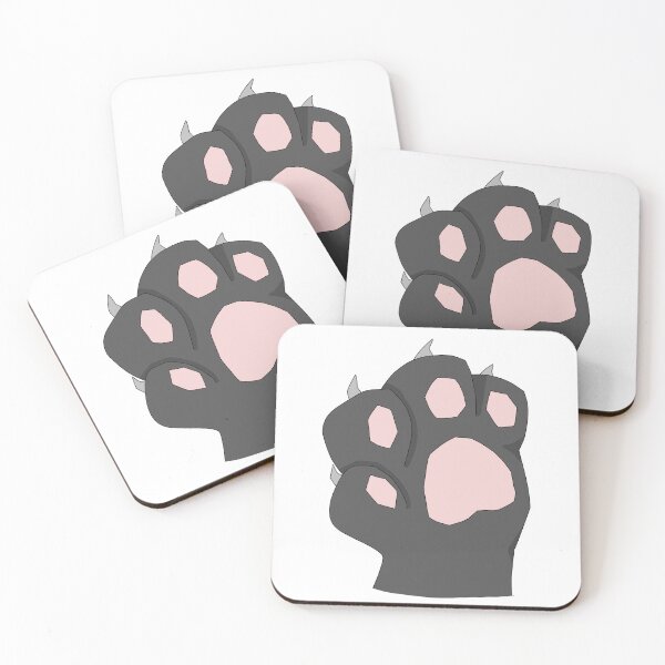 Item preview, kitten paw (black) designed and sold by MelleGleice.