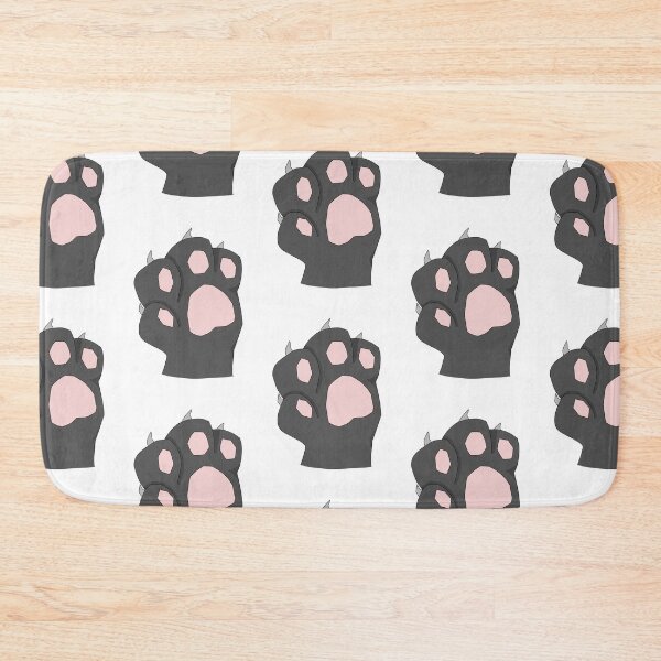 Item preview, kitten paw (black) designed and sold by MelleGleice.