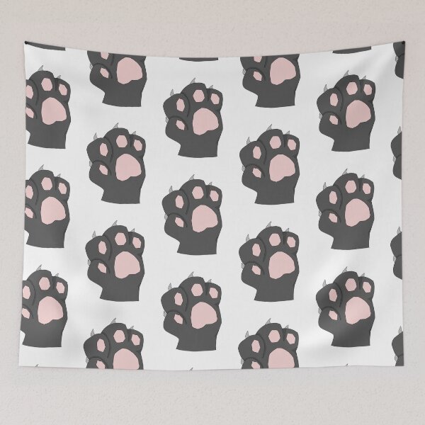 Item preview, kitten paw (black) designed and sold by MelleGleice.