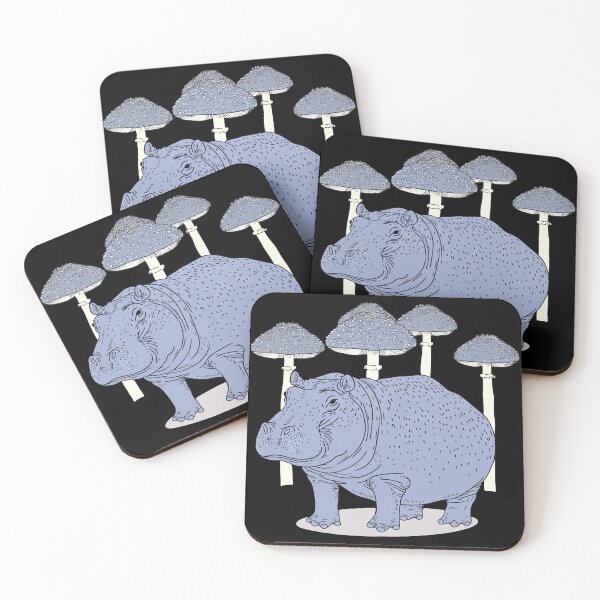 Item preview, Minimalistic hippopotamus - Animal, trippy designed and sold by TheRealmWithin.