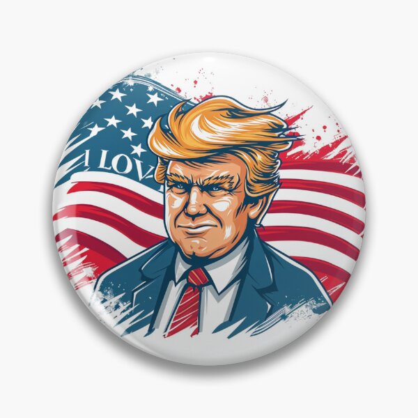 Item preview, Passionate Flag - Celebrating Trump and America designed and sold by ObjCrea123.