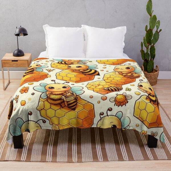 Item preview, Bees Pattern - Nature-inspired Design for Bee Lovers designed and sold by asbno19.