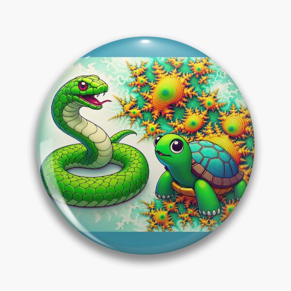 Item preview, Fractal Friends: A Python and Turtle Mathematical Symphony designed and sold by TuringTacoTales.