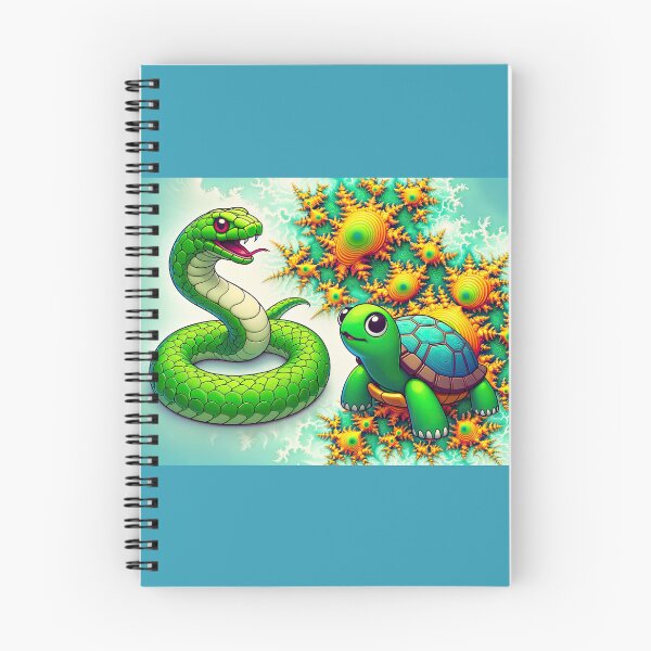 Item preview, Fractal Friends: A Python and Turtle Mathematical Symphony designed and sold by TuringTacoTales.