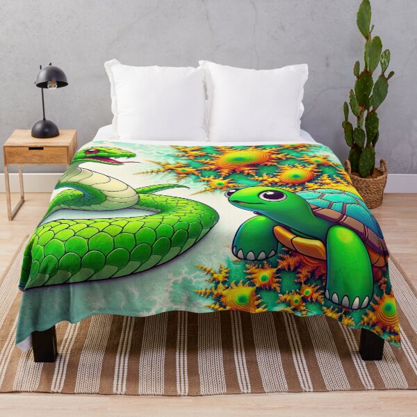 Item preview, Fractal Friends: A Python and Turtle Mathematical Symphony designed and sold by TuringTacoTales.