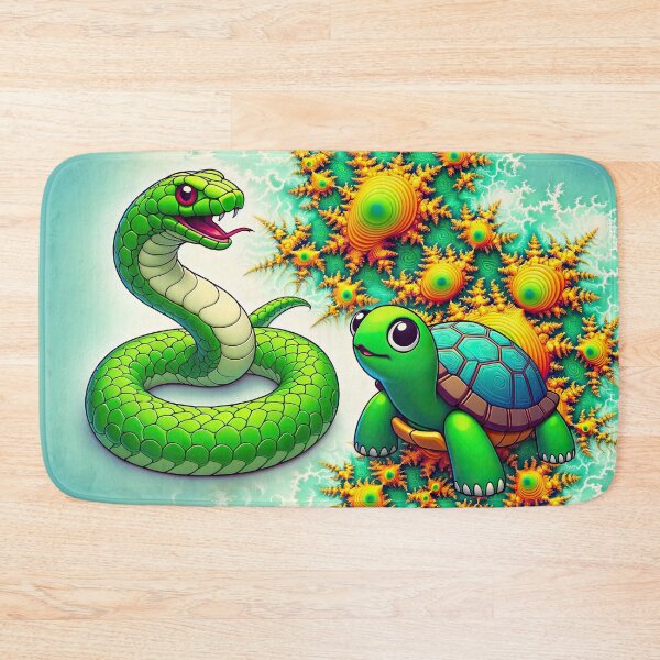 Item preview, Fractal Friends: A Python and Turtle Mathematical Symphony designed and sold by TuringTacoTales.