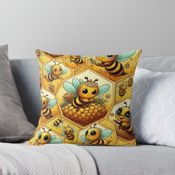 Item preview, Bees Pattern - Nature-inspired Design for Bee Lovers designed and sold by asbno19.