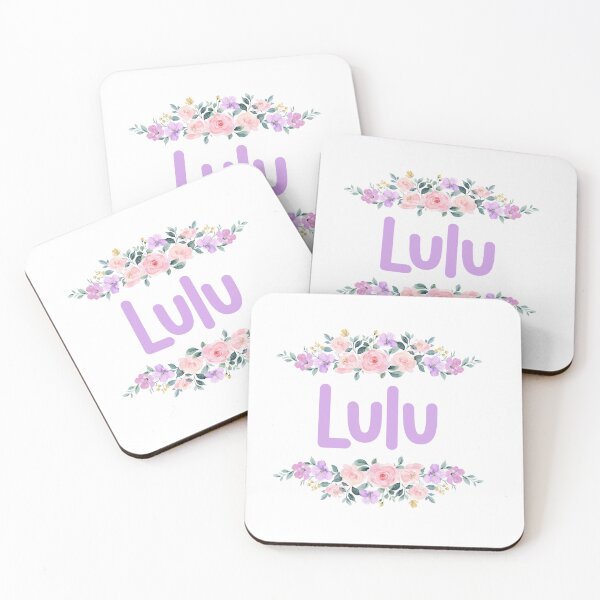 Item preview, Purple Flower Lulu Name Label designed and sold by NormadWorld.