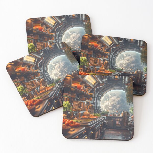 Item preview, Space Planets-Moon Colony Lunar Kitchen-C147 designed and sold by MPCFICTION.