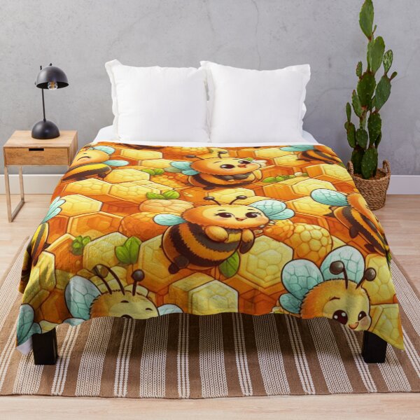 Item preview, Bees Pattern - Nature-inspired Design for Bee Lovers designed and sold by asbno19.