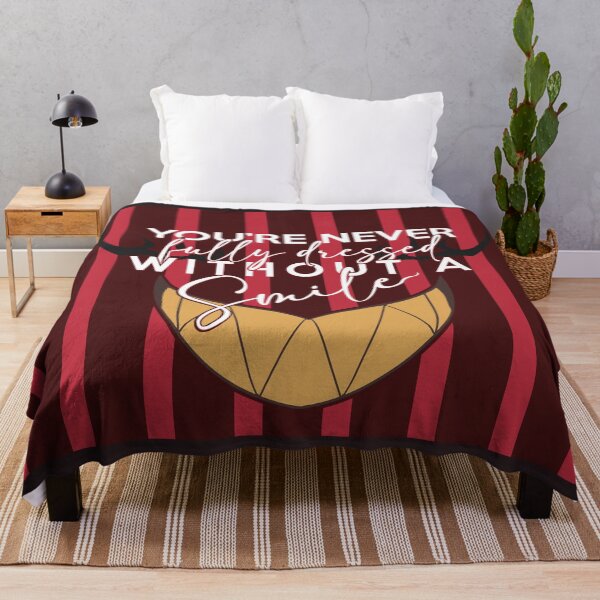 Item preview, Hazbin Hotel Alastor You're Never Fully Dressed Without a Smile designed and sold by The Malva Glyphs.