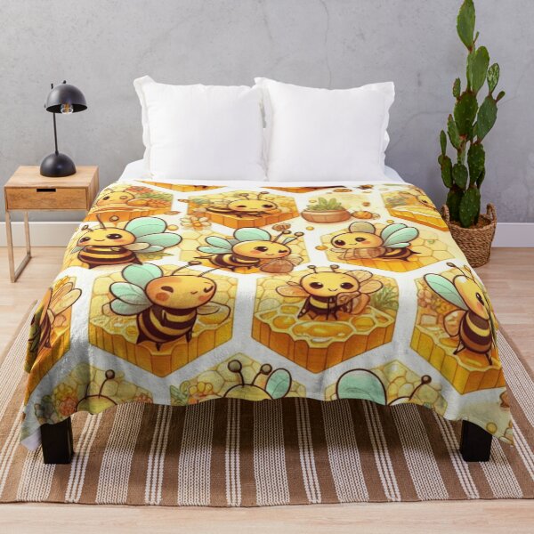 Item preview, Bees Pattern - Nature-inspired Design for Bee Lovers designed and sold by asbno19.
