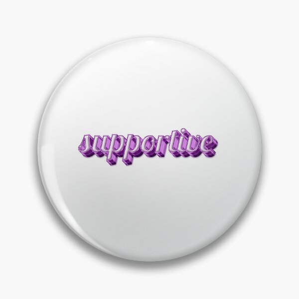 Item preview,  ' supportive ' Pink Text Effect: Expressive Terms of Affection | Nickname designed and sold by Digital Mindscape.